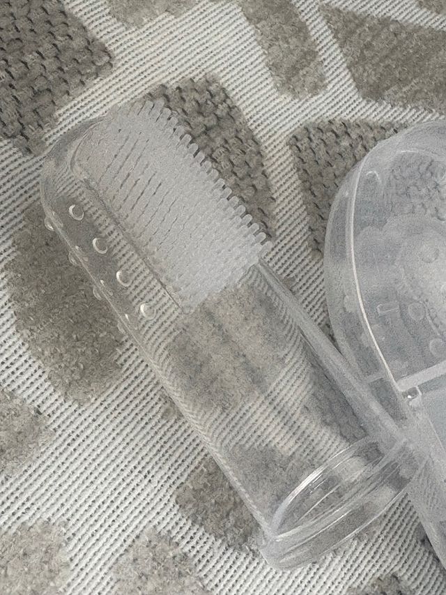 Cepillo dientes silicona perro