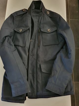 Abrigo negro H.E by Mango - Talla S