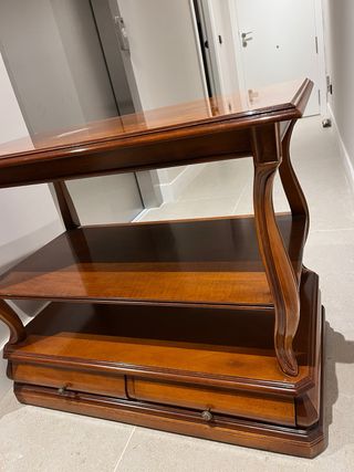 Mesa auxiliar nogal - TV