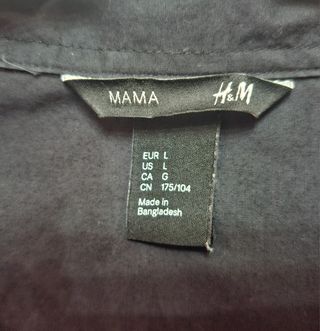 Blusa negra premamá H&M Mama - L