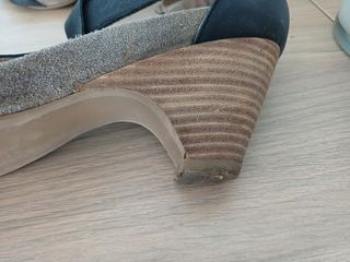 Sandalias Brondani negras tacón bajo
