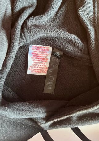 Sudadera Adidas gris y negra
