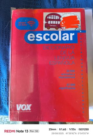 Diccionario Escolar de la Lengua Española