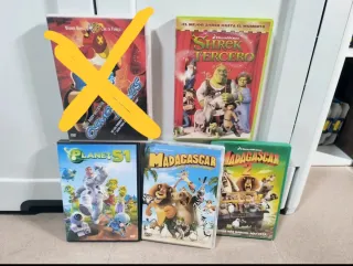 4 Películas infantiles DVD