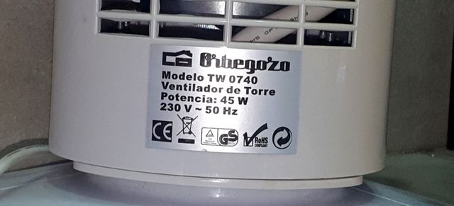 Ventilador Orbegozo TW 0740