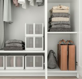 Armario ropero Ikea BRIMNES blanco como nuevo