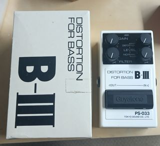Pedal Guyatone PS-033 para bajo. MIJ, Rat LM308N