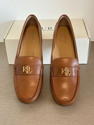 Ralph Lauren Mocasines Marrón Mujer 39