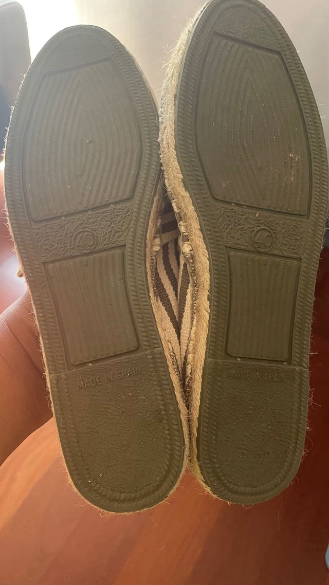 Alpargatas Toni Pons rayas verdes