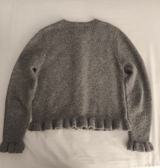 Cárdigan/Chaqueta punto gris Zara - Talla S