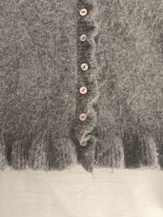 Cárdigan/Chaqueta punto gris Zara - Talla S