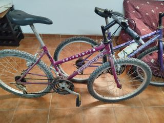 Bicicleta montaña azul