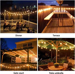 Luces solares LED exterior -7M 10D (sin bombillas)