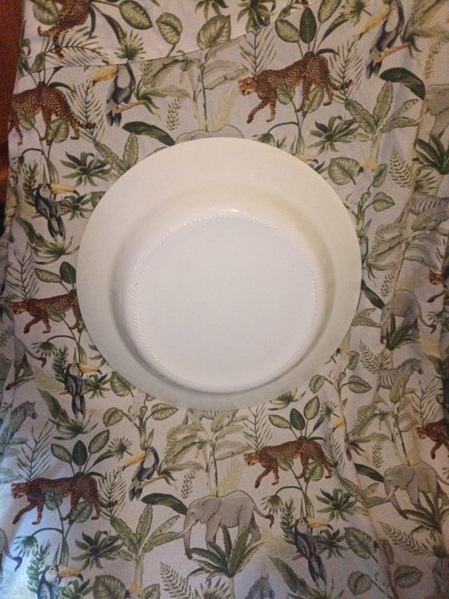 Plato porcelana Figueres LIQUIDACIÓN 5€