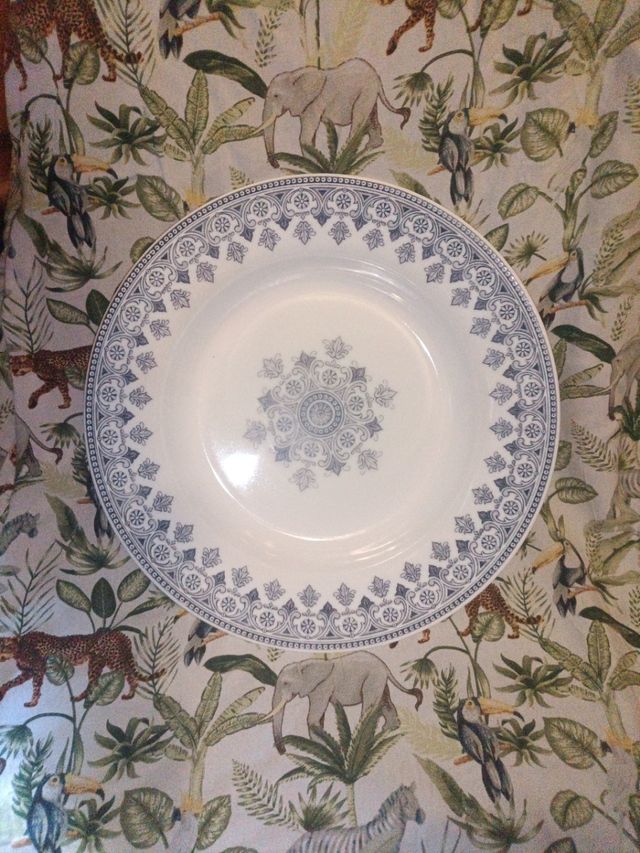 Plato porcelana Figueres LIQUIDACIÓN 5€