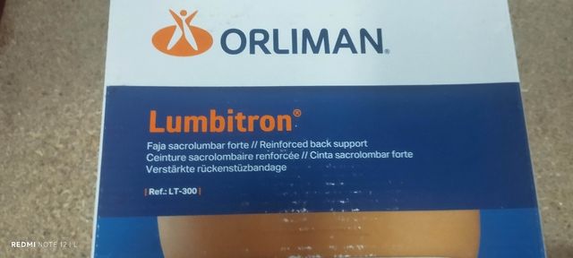 Faja Ortopédica Lumbitron Orliman