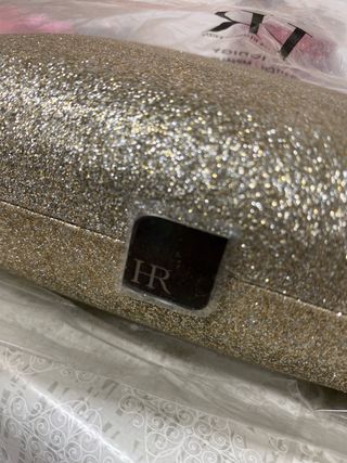 Bolso clutch dorado brillante