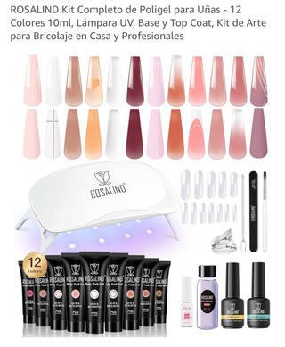 Kit Uñas ROSALIND - 12 colores