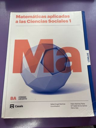Matemáticas 1 BA CCSS LOMLOE