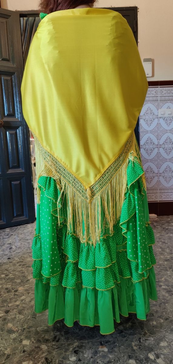 Vestido Flamenca + Mantón