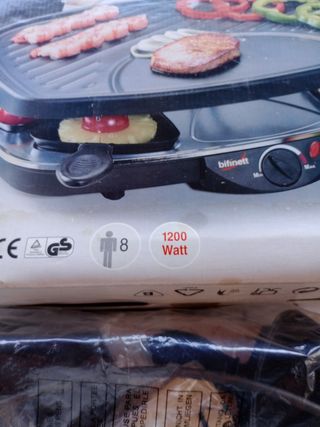 Plancha Raclette Bifinett H-303 no envios