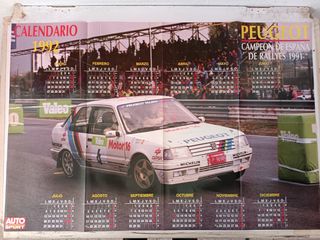 Calendarios Peugeot Sport.