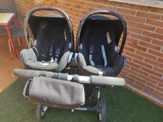 Bugaboo gemelar - Carro doble