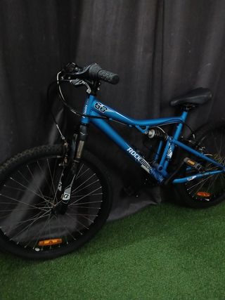 Bicicleta RockRider azul niño