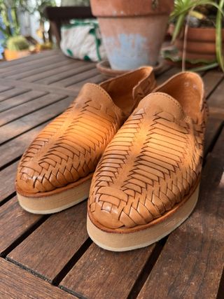 Mocasines planos MEXAS SAHUAYO ALTO color cuero