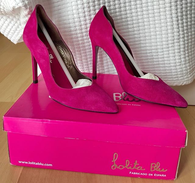 Salones de tacón Lolita Blu color fucsia talla 38