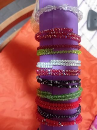 Braccialetti vetro Swarovski fatti a mano