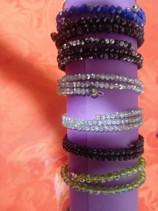 Braccialetti vetro Swarovski fatti a mano