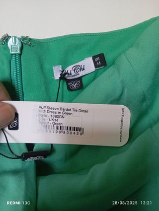 Vestido Chi Chi London - Verde