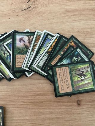 Mazo verde cartas Magic The Gathering