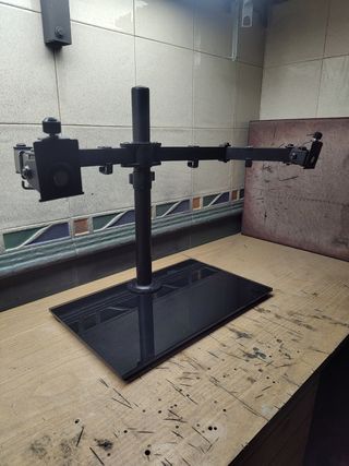 Soporte doble monitor - Negro