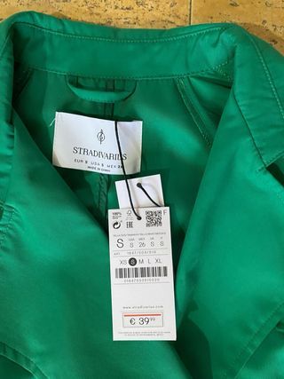 Gabardina verde