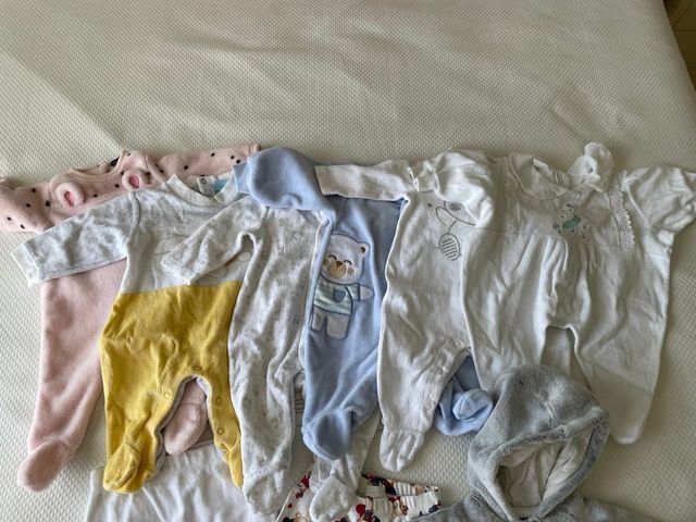 Ropa bebé 0-3 meses - 9 piezas
