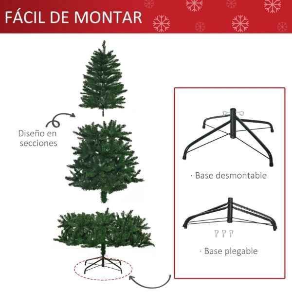 Árvore de Natal Artificial 240 cm com 1500 Ramos