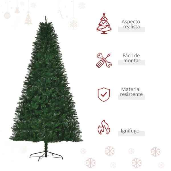 Árvore de Natal Artificial 240 cm com 1500 Ramos