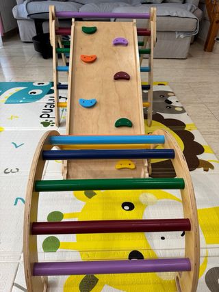 Parque infantil madera Montessori