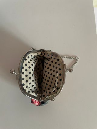 Monedero floral vintage