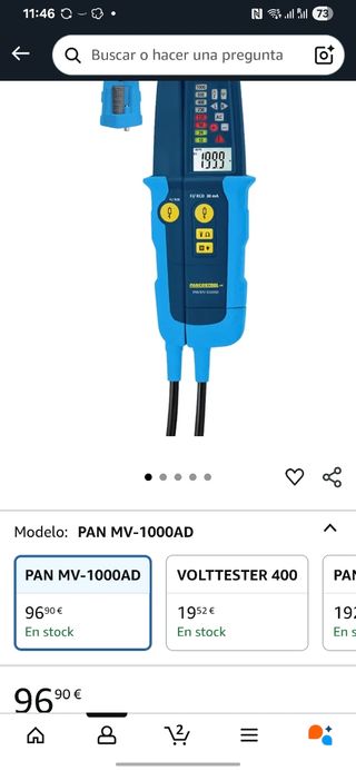 Detector tensión Pancontrol MV-1000AD