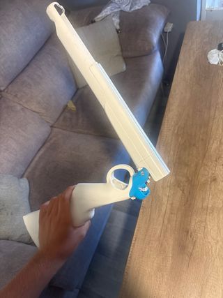 Escopeta Wii: accesorio blanco