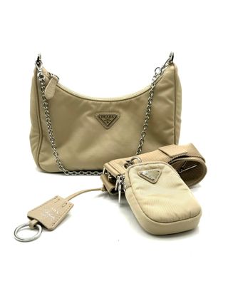 Bolso Prada Re-Edition 2005 Beige