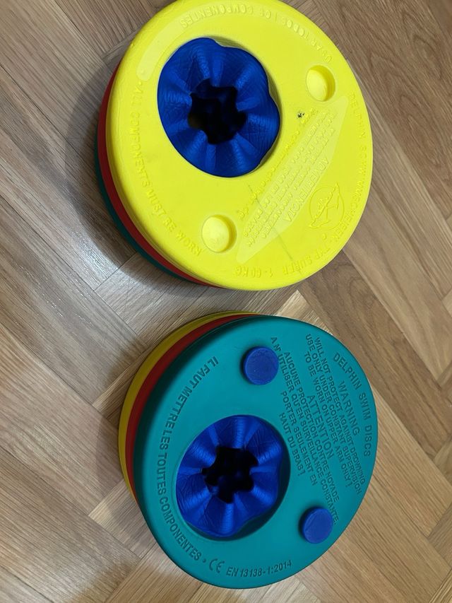 Discos flotación natación Delphin