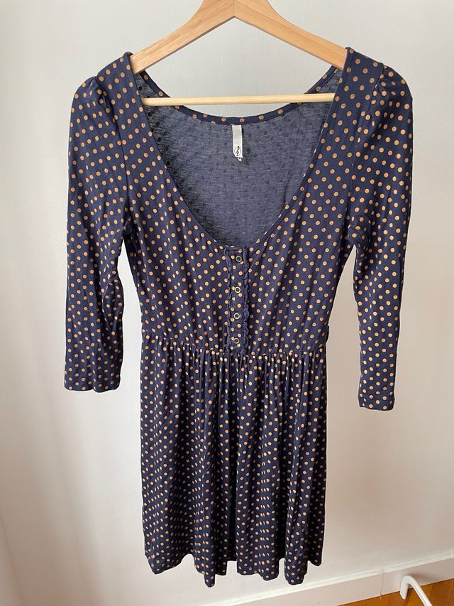 Vestido Stradivarius lunares M