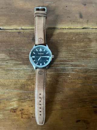 Reloj Timberland 45mm- marrón y azul marino