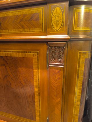 Vitrina madera noble cristal