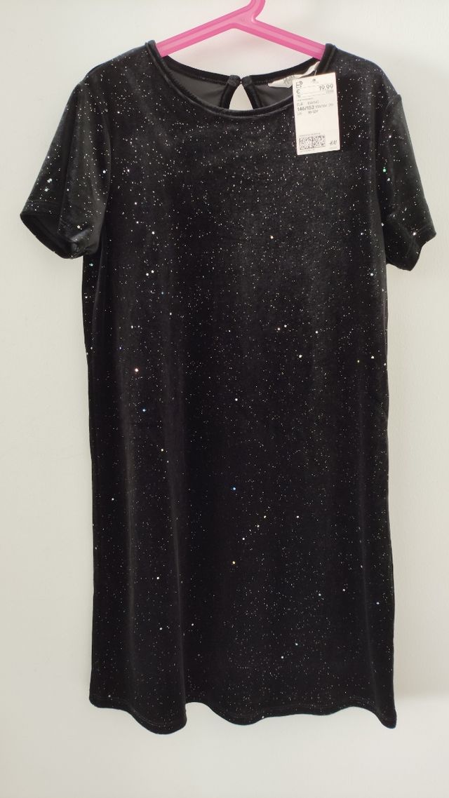 Vestido niña H&M brillo