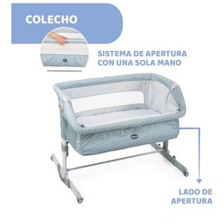 Cuna colecho Chicco Next2Me Dream azul marino